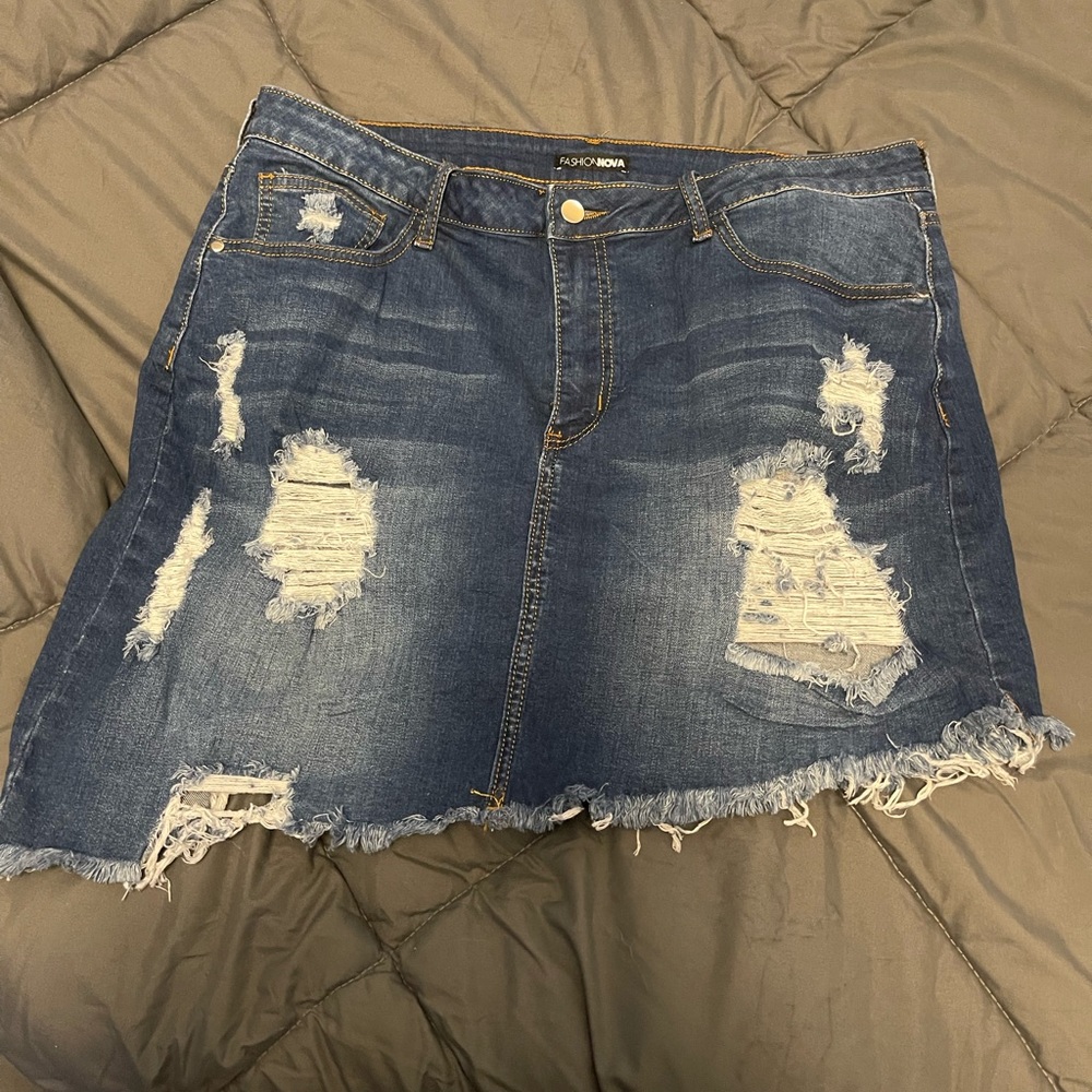 Jean skirt